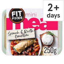 Fit Foods Mini Meal Spinach & Ricotta Cannelloni 250g