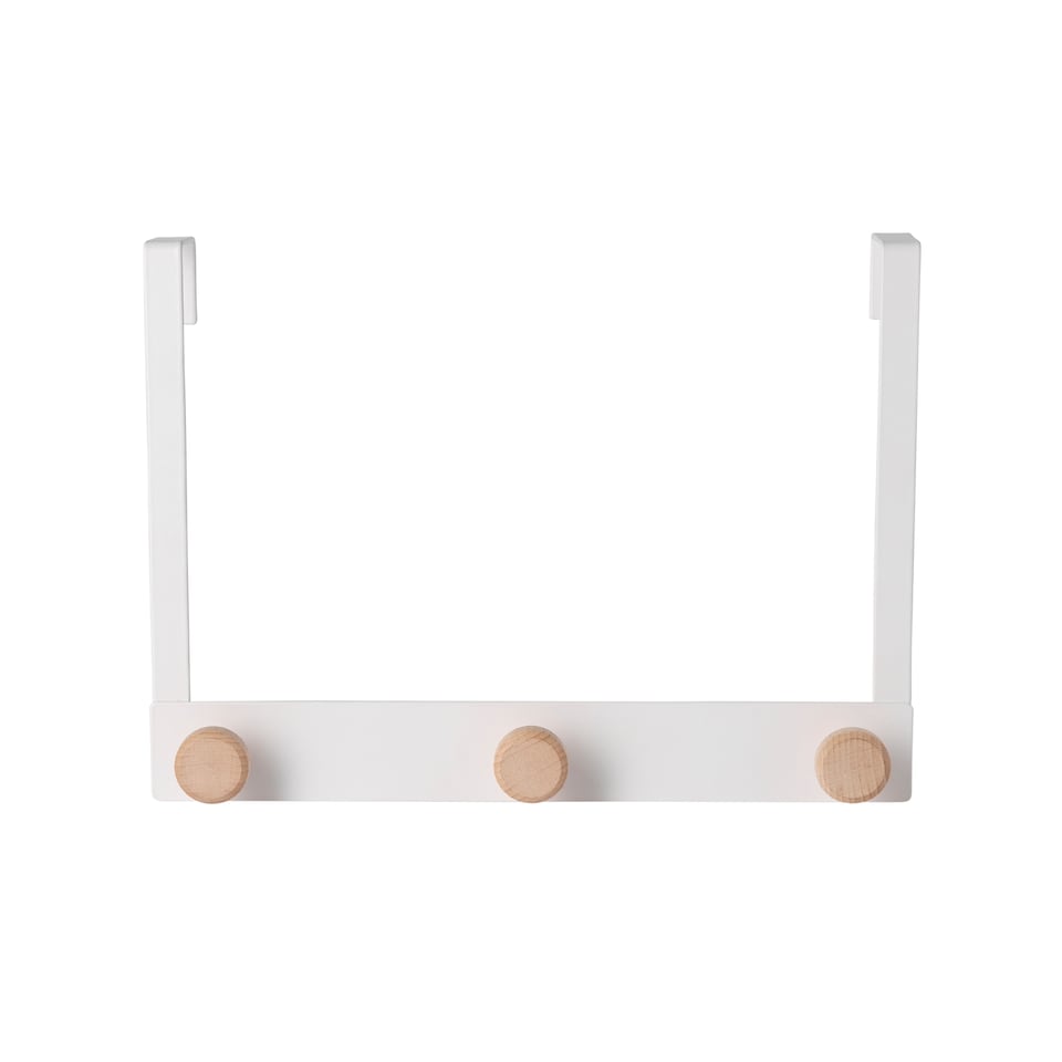 image 1 of Core Supply White Over Door Hooks