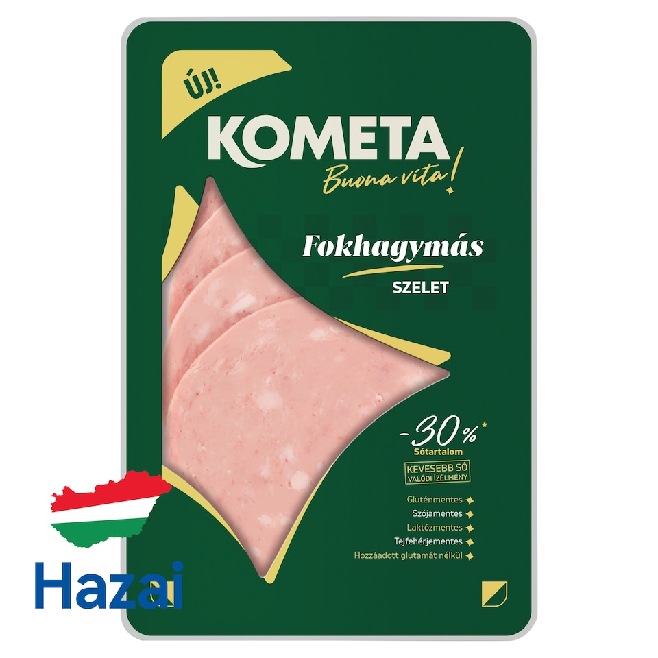 Kometa szeletelt fokhagymás szelet 125 g