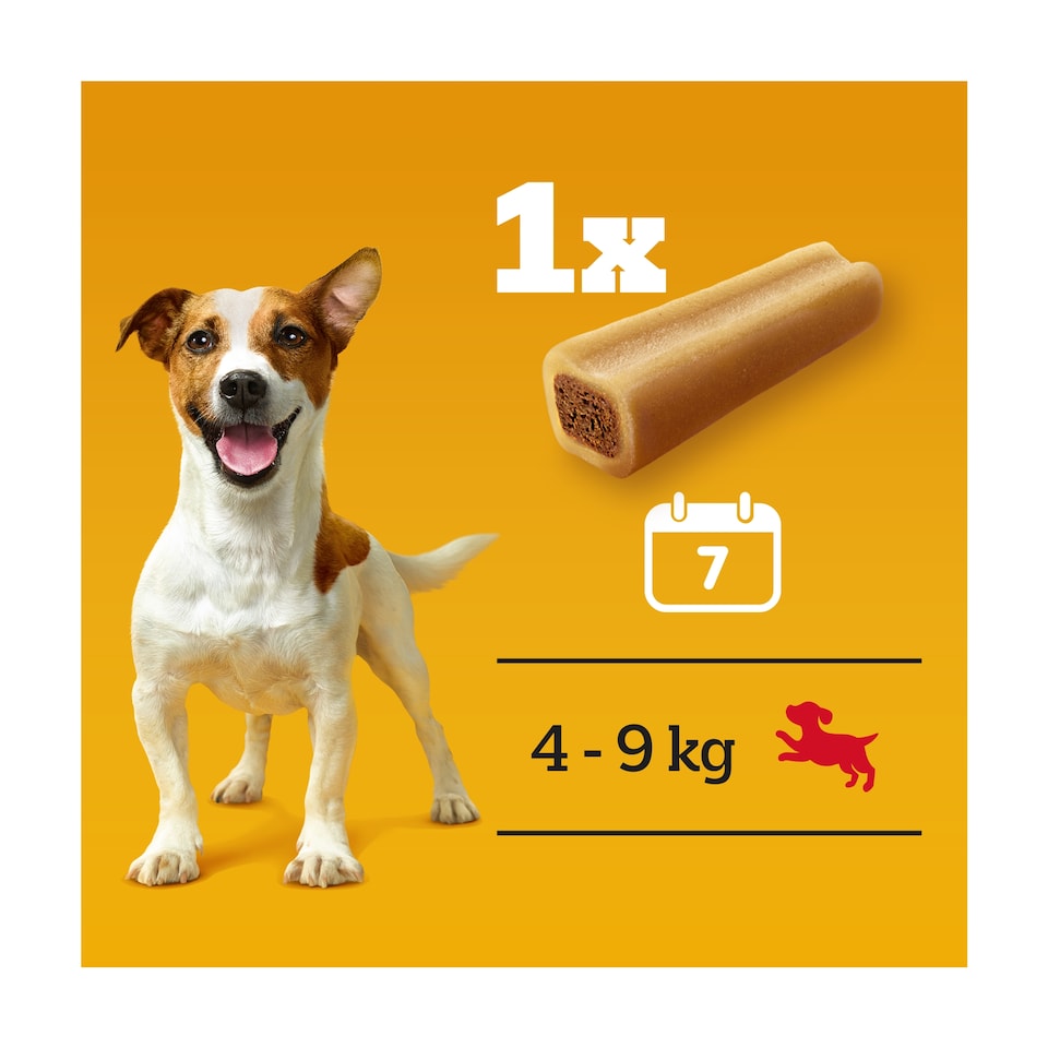 image 1 of Pedigree Jumbone Mini Small Dog Treats Beef & Poultry 160g