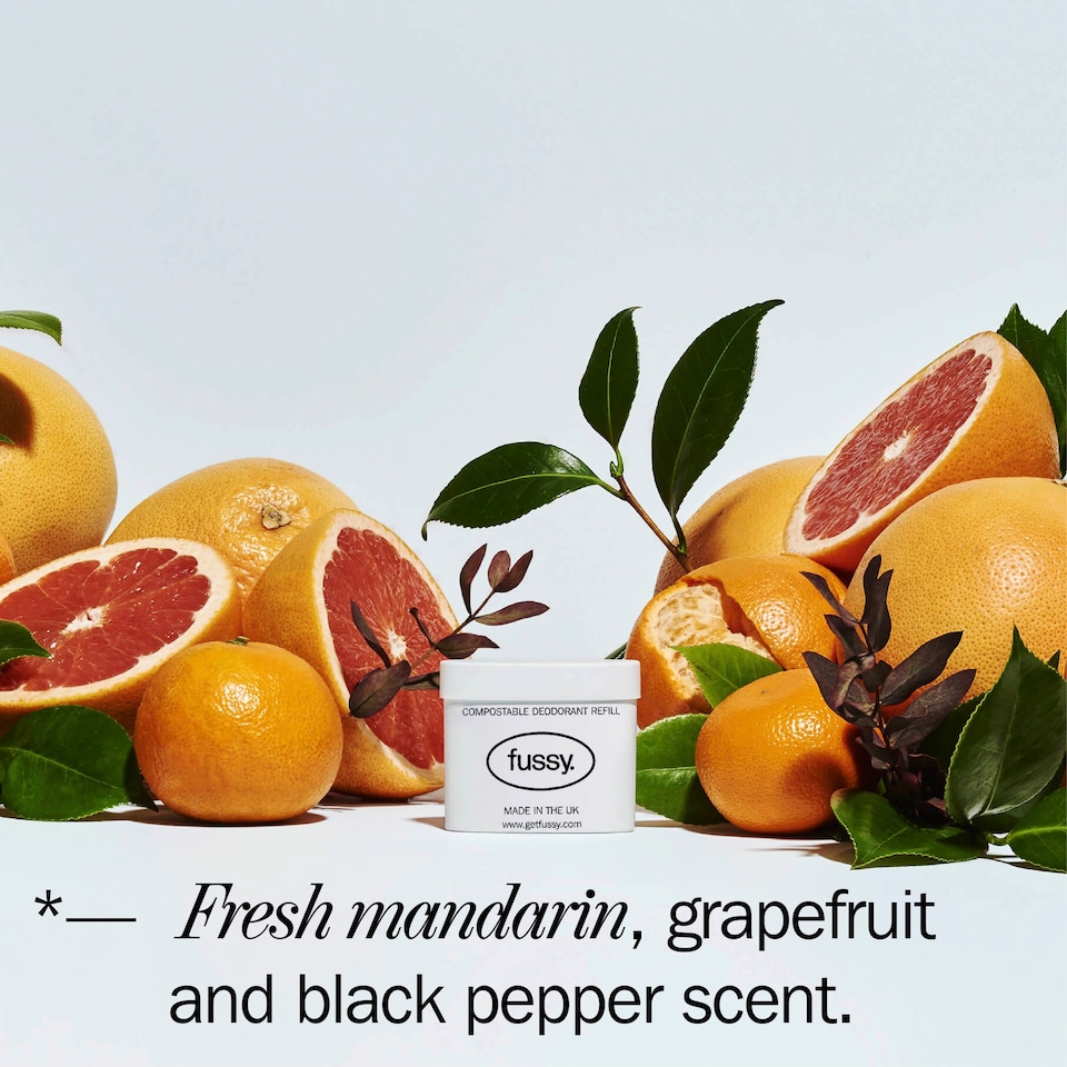 image 1 of Fussy Refillable Natural Deodorant Wide Eyed 40G