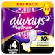 image 1 of Always Platinum Secure Night 12 Sanitary Pads With Wings Size 4