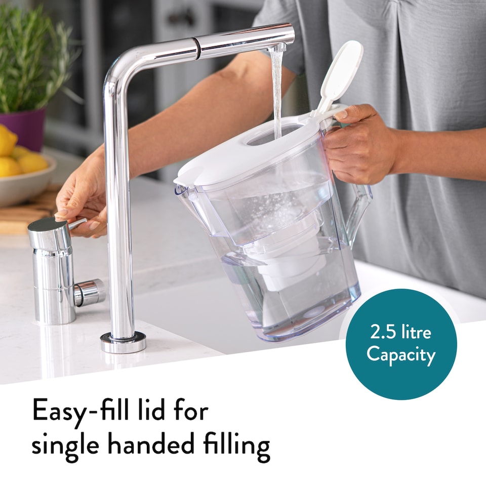 image 1 of Aqua Optima Liscia Jug & 3 Evolve+ Filters