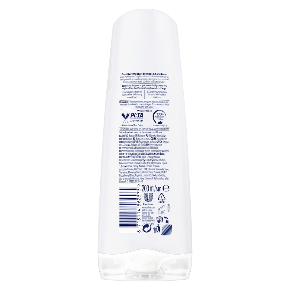 image 1 of Dove Conditioner Moisture Conditioner 200Ml