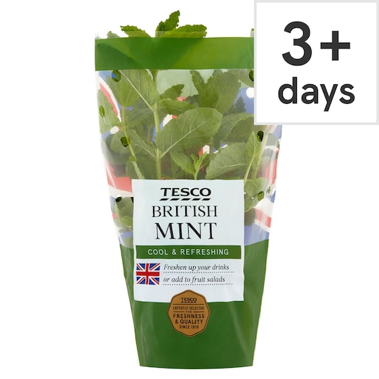 Tesco British Growing Mint Large Pot Tesco Groceries