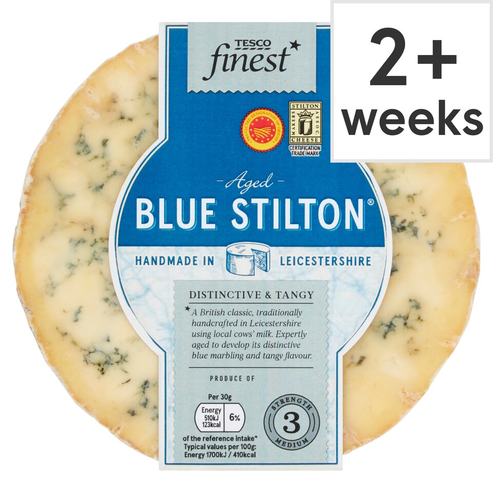 101. Tesco Finest Aged Blue Stilton 1kg (Serves approx 33)