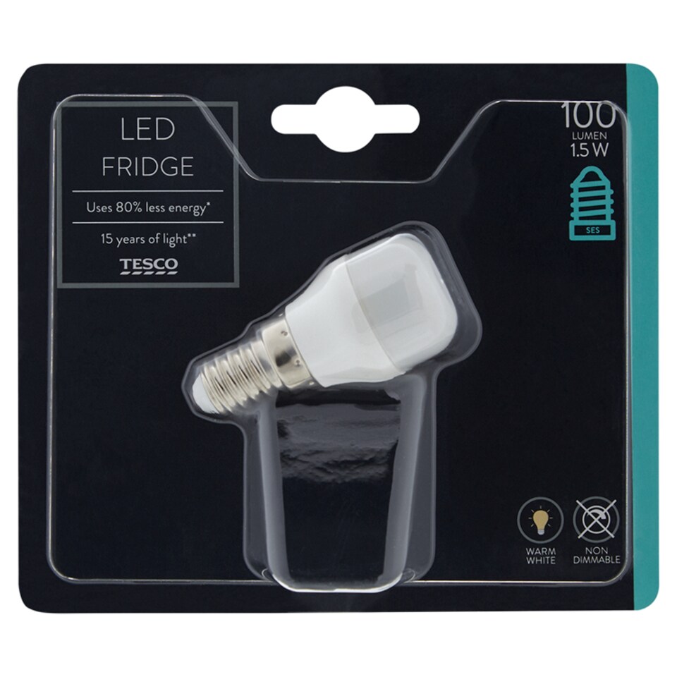 image 1 of Tesco Led Fridge Lamp Small Edisonscrew