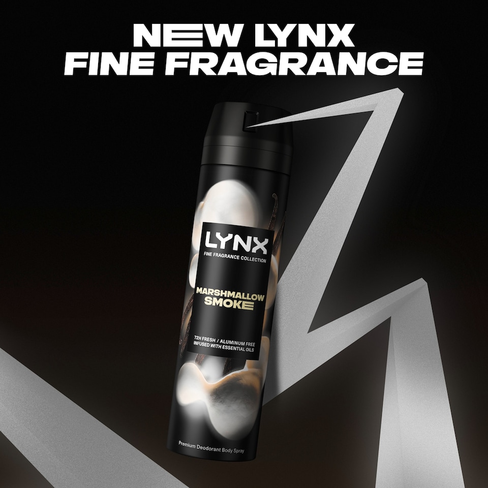 image 1 of Lynx Marshmallow Smoke 72h Fine Fragrance Premium Deodorant for Men 200ml