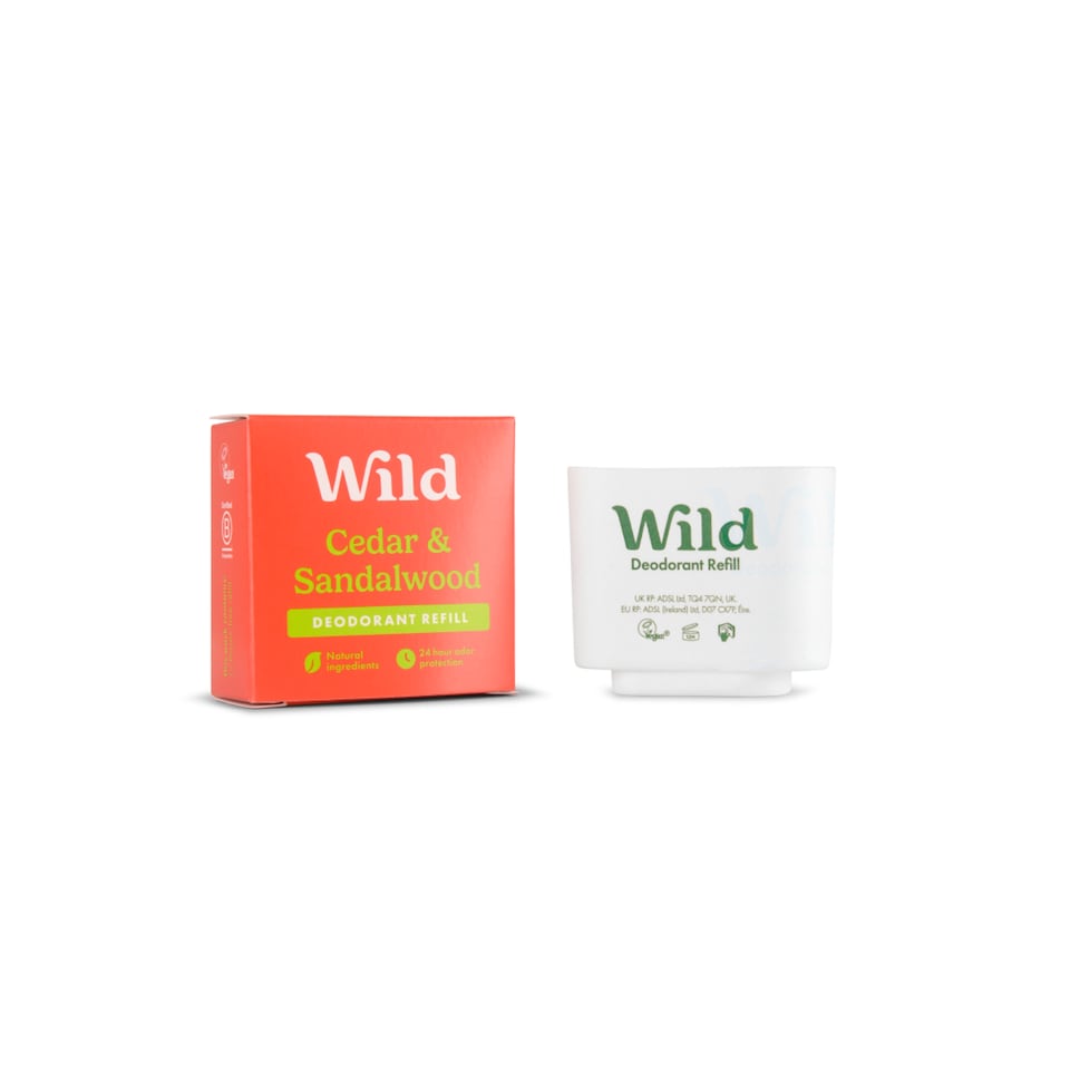 image 1 of Wild Cedar & Sandalwood Deodorant Refill 40g