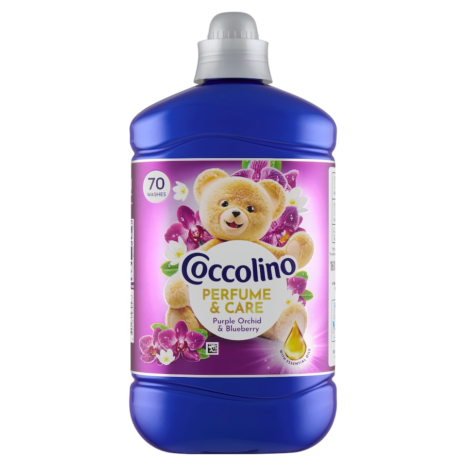 image 1 of Coccolino Perfume & Care Purple Orchid & Blueberry Concentrated Fabric Softener 70 Washes 1610ml