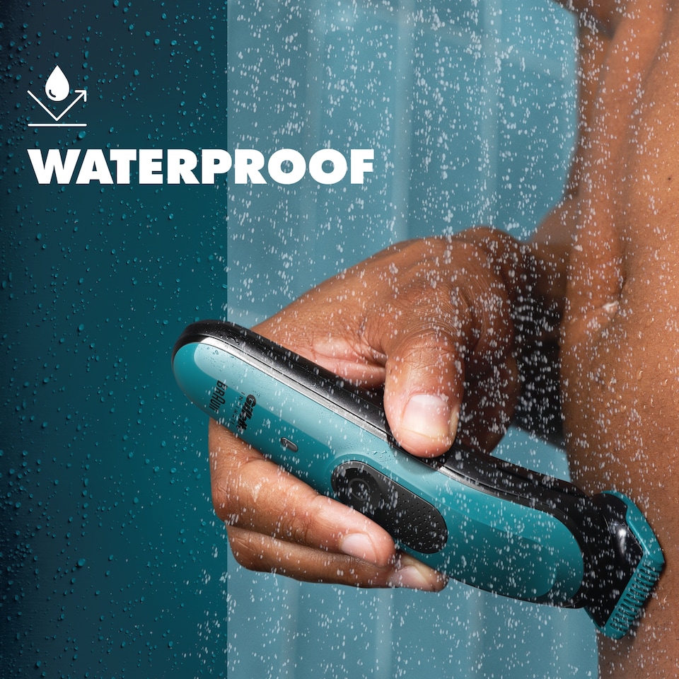 image 1 of Gillette Body and Intimate Men’s Intimate Trimmer i3, SkinFirst Pubic Hair Trimmer  Waterproof