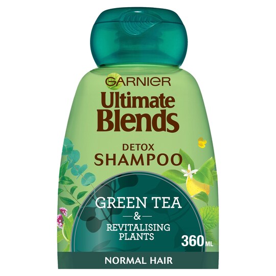 Garnier Ult/B Grn/T Detox Hair Shampoo 360Ml Tesco Groceries