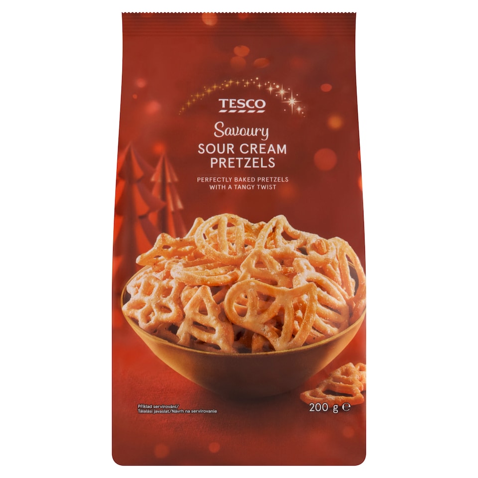 Tesco Sour Cream Pretzels 200 g