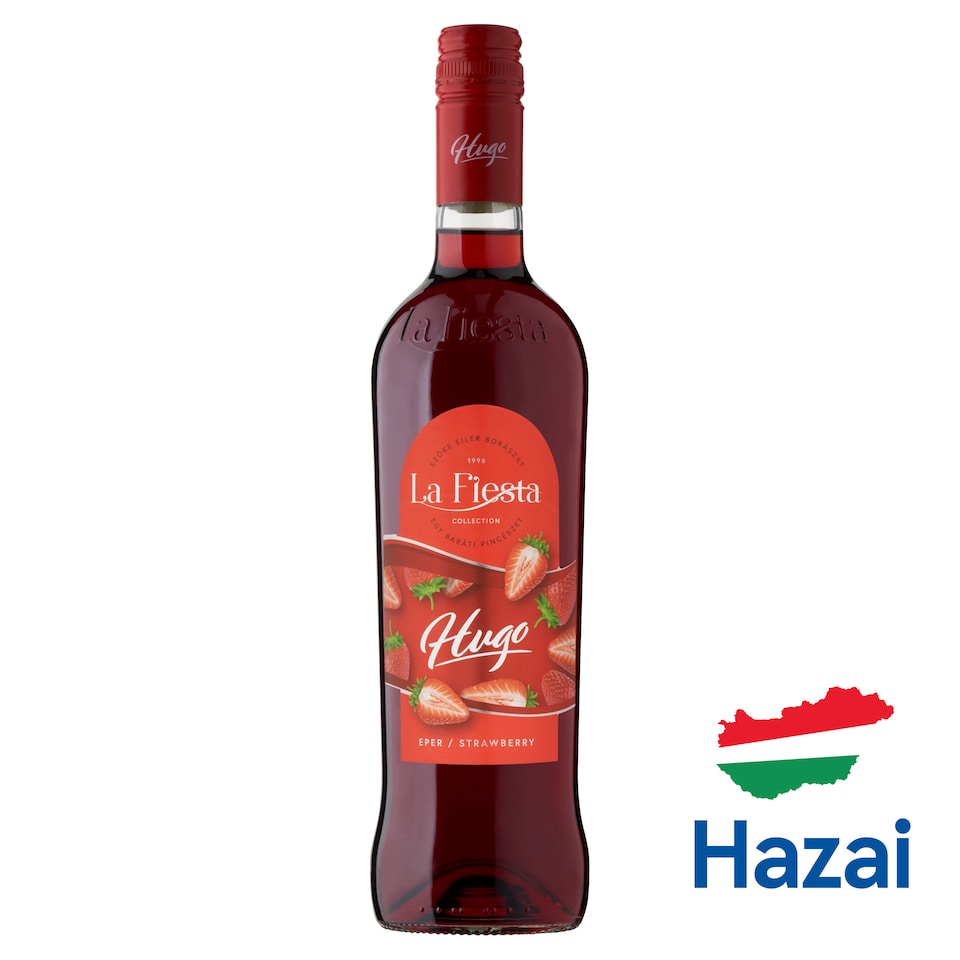 La Fiesta Hugo eper-csokoládé ízű szénsavas boralapú ital 7% 750 ml 1. kép