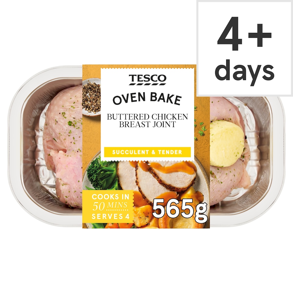 Tesco Buttered Chicken Breast Joint 565g