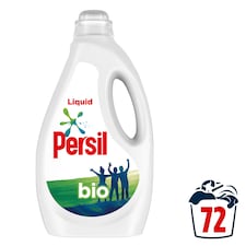 Persil Bio Laundry Washing Liquid Detergent 72 Washes 1944ml