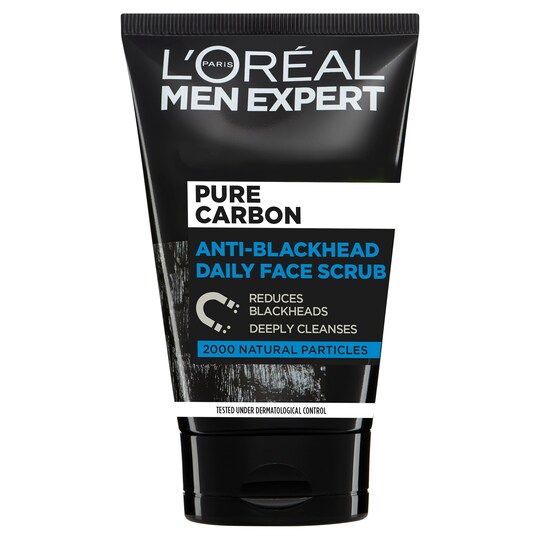 L'oreal Men Expert Charcoal Face Scrub 100Ml Tesco Groceries
