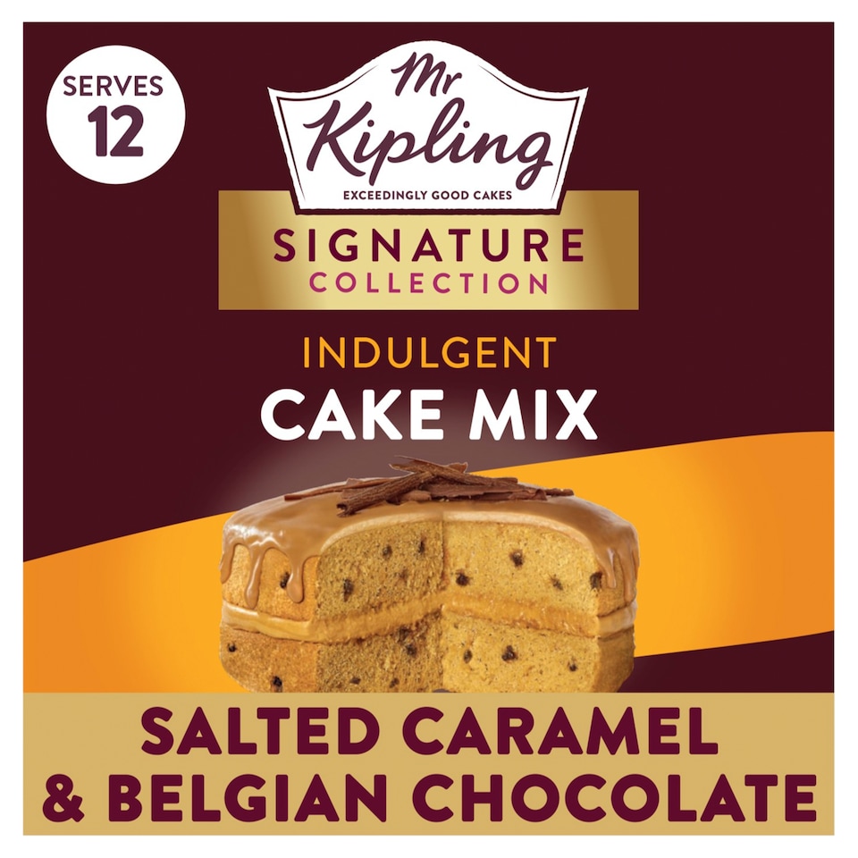Mr Kipling Signature Salted Caramel Cake Mix 416g