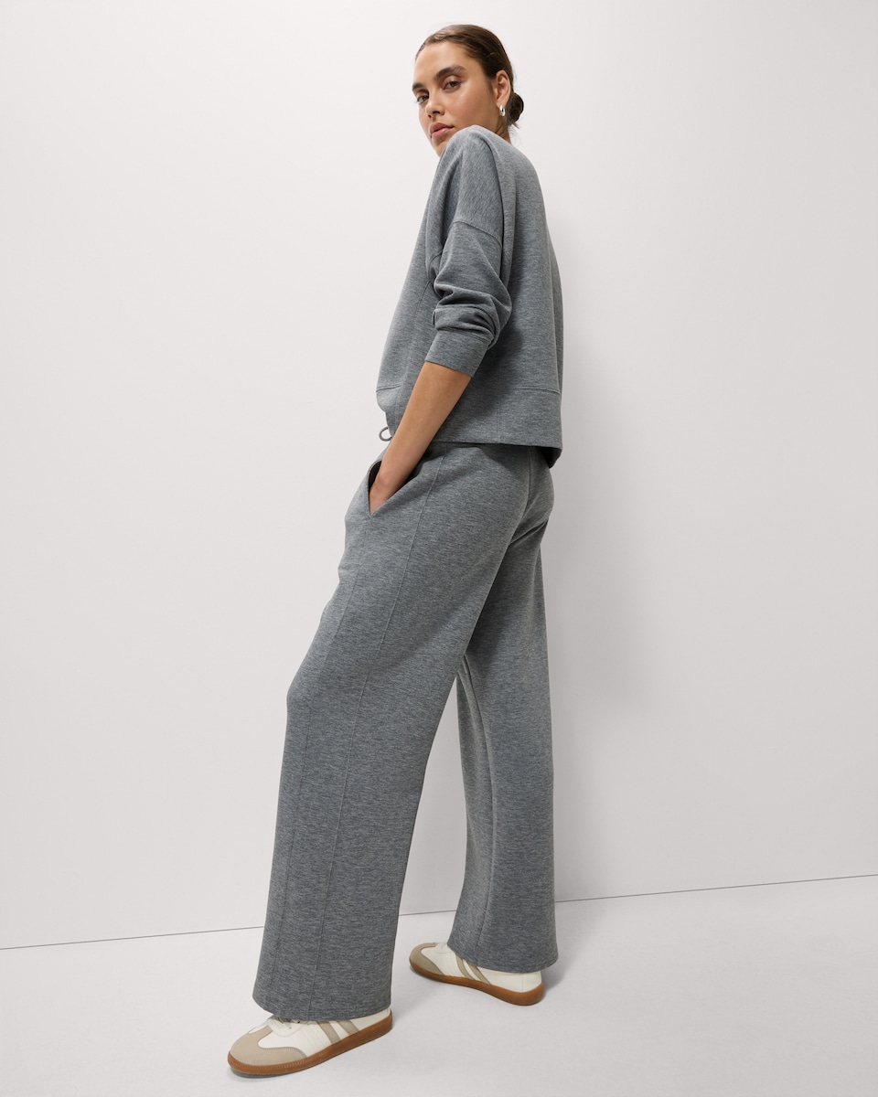 image 1 of F&F Scuba Wide Leg Co-ord Joggers in Grey