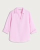 image 4 of F&F Pure Cotton Stripe Print Button Up Shirt in Pink