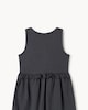 image 2 of F&F School Girls Cotton Rich Frill Pinafore in Grey