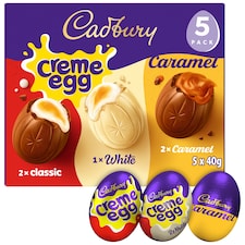Cadbury Creme Egg Chocolate Eggs Mixed 5 Pack 200g