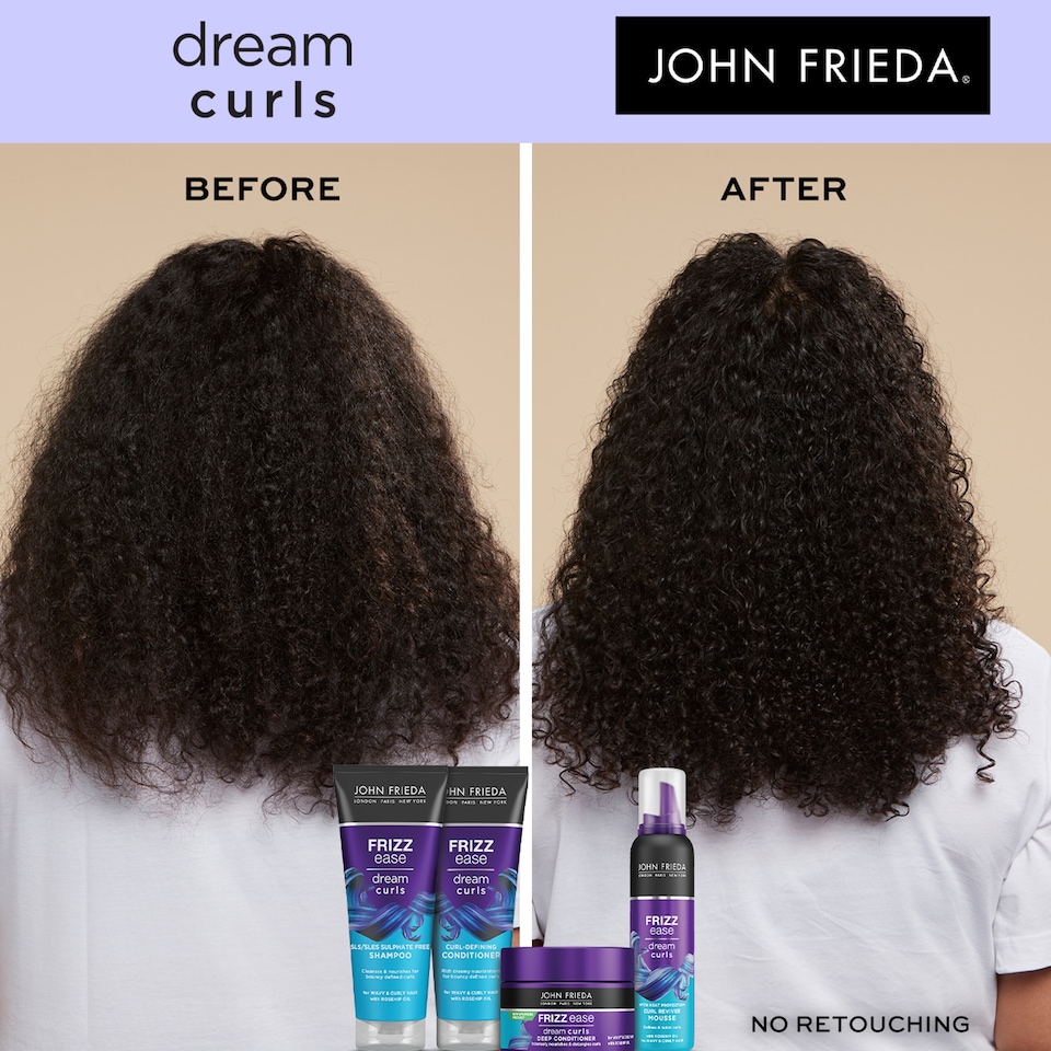 image 1 of John Frieda Frizz Ease Curl Reviver Mousse 200Ml