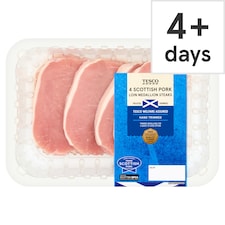 Tesco Pork Loin Medallion Steaks 400g