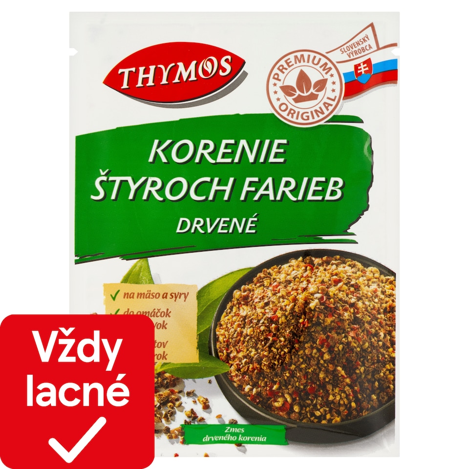 obrázok 1 z Thymos Korenie štyroch farieb drvené 20 g