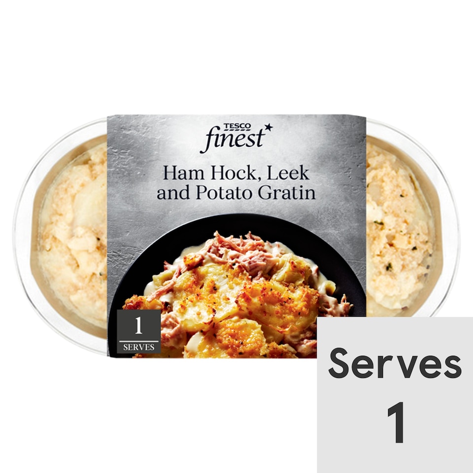 Tesco Finest Ham Hock, Leek & Gratin 400G Tesco Groceries