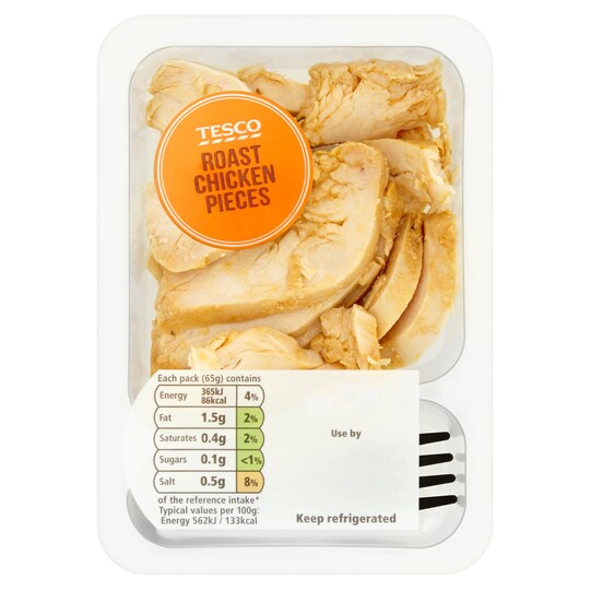 Tesco Roast Chicken Pieces 65g Tesco Groceries