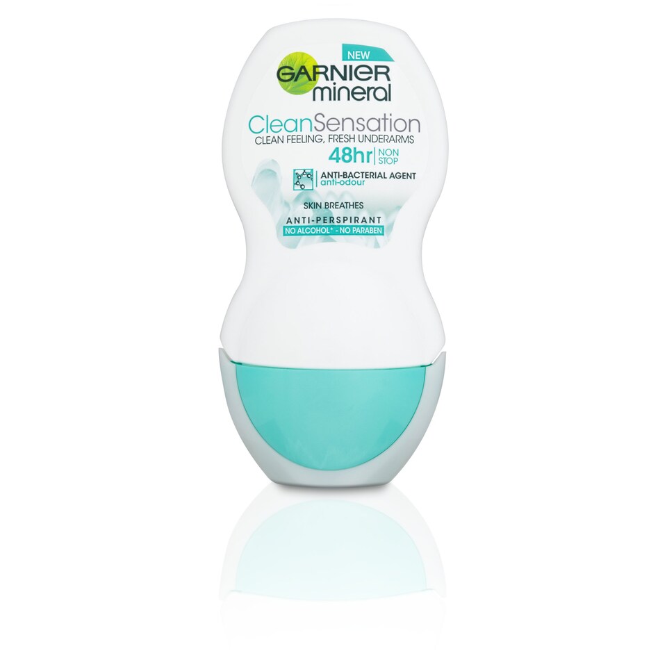 image 1 of Garnier Mineral Clean Snstn Deodorant Roll-On 50Ml