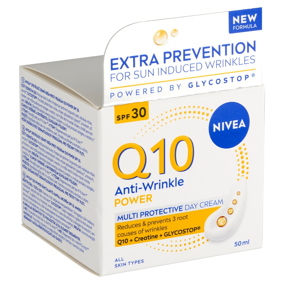 NIVEA Q10 Power ránctalanító nappali arckrém minden bőrtípusra  SPF 30 50 ml  1. kép