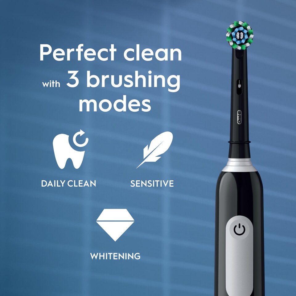 image 1 of Oral-B Pro 1 C/Actn Electric Toothbrush Black