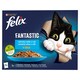 obrázok 1 z Felix Fantastic kapsičky pre mačky losos, platesa, tuniak, treska v želé 12 × 85 g