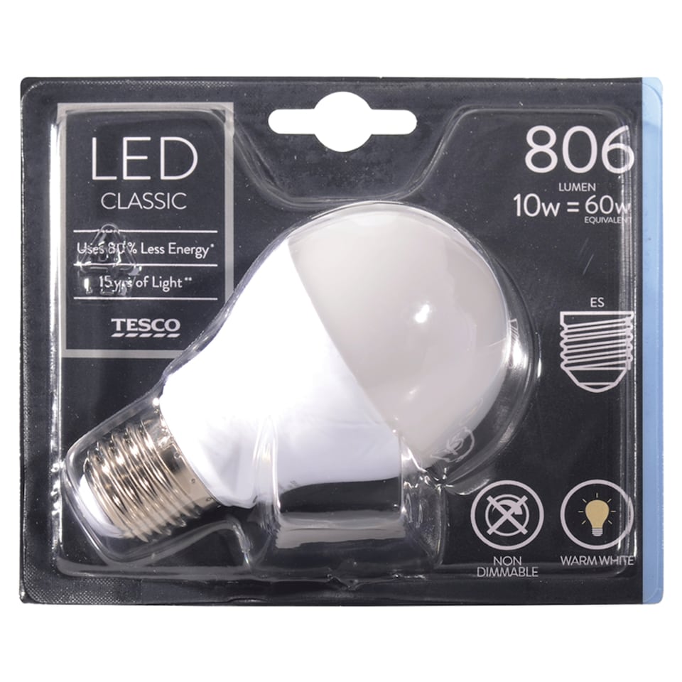 Tesco Led Classic 60W Edison Screw