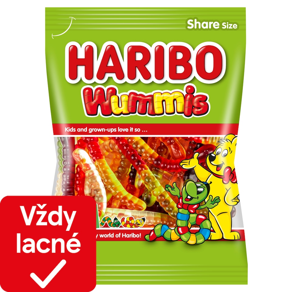 Haribo Wummis želé červíky s ovocnými príchuťami 200 g