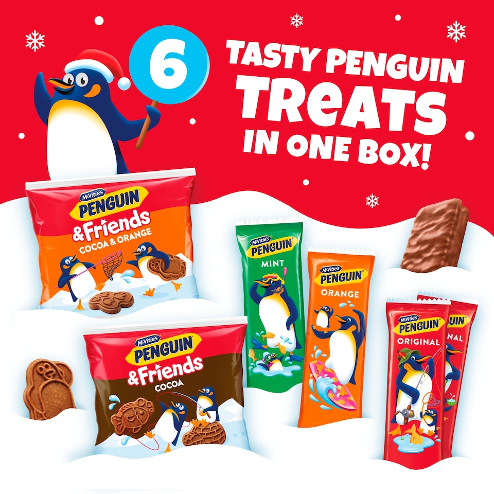 image 1 of McVitie's Penguin Selection Box 138g