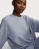 image 2 of F&F Waffle Textured Drawstring Pyjama Set in Blue