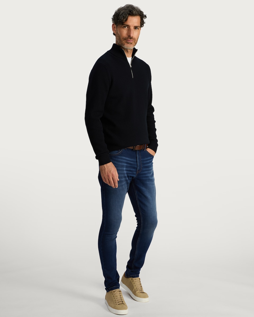 image 1 of F&F Skinny Fit Jeans in Navy
