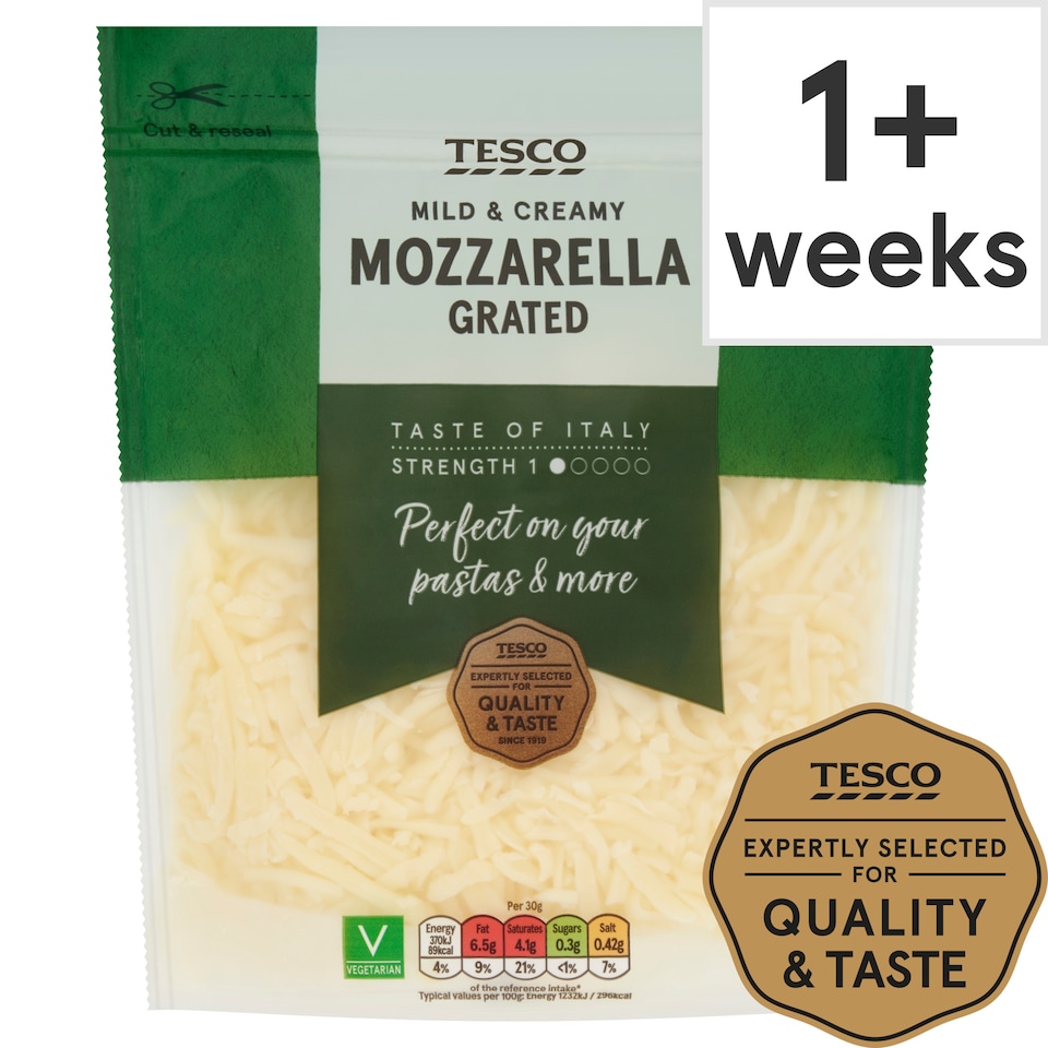 Tesco Grated Mozzarella 250G