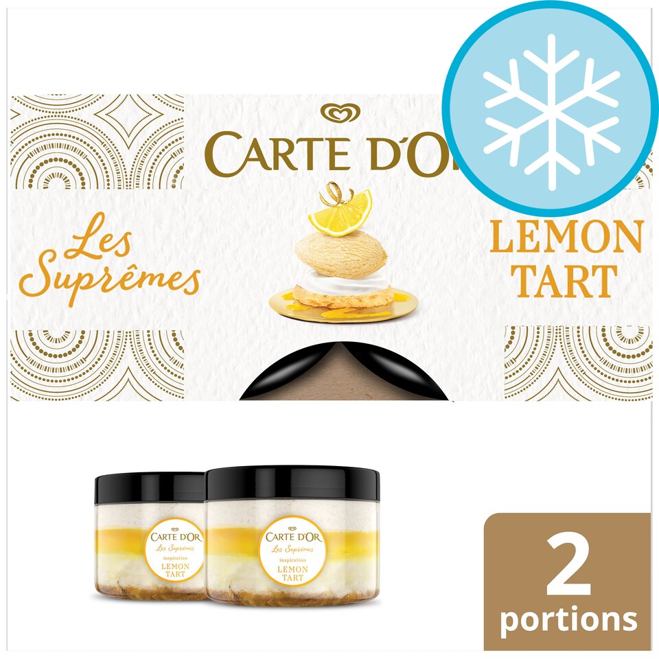 Carte D'or Les Supreme Lemon Tart Ice Cream Dessert 260Ml