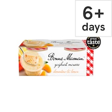 Bonne Maman Clementine & Lemon Mousse Dessert 2x70g
