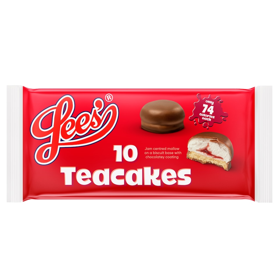 image 1 of Lees 10 pack Teacakes 173g