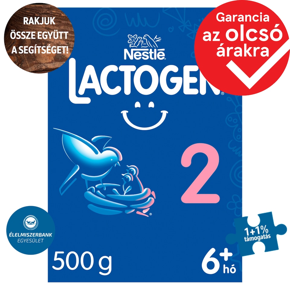 Lactogen 2 Milk-Based Breast-Milk Supplement 6+ Months 500 g