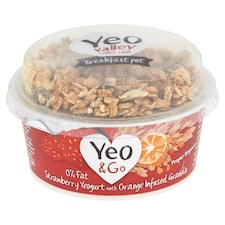 Yeo Valley 0% S/berry Yog & Granola 135g
