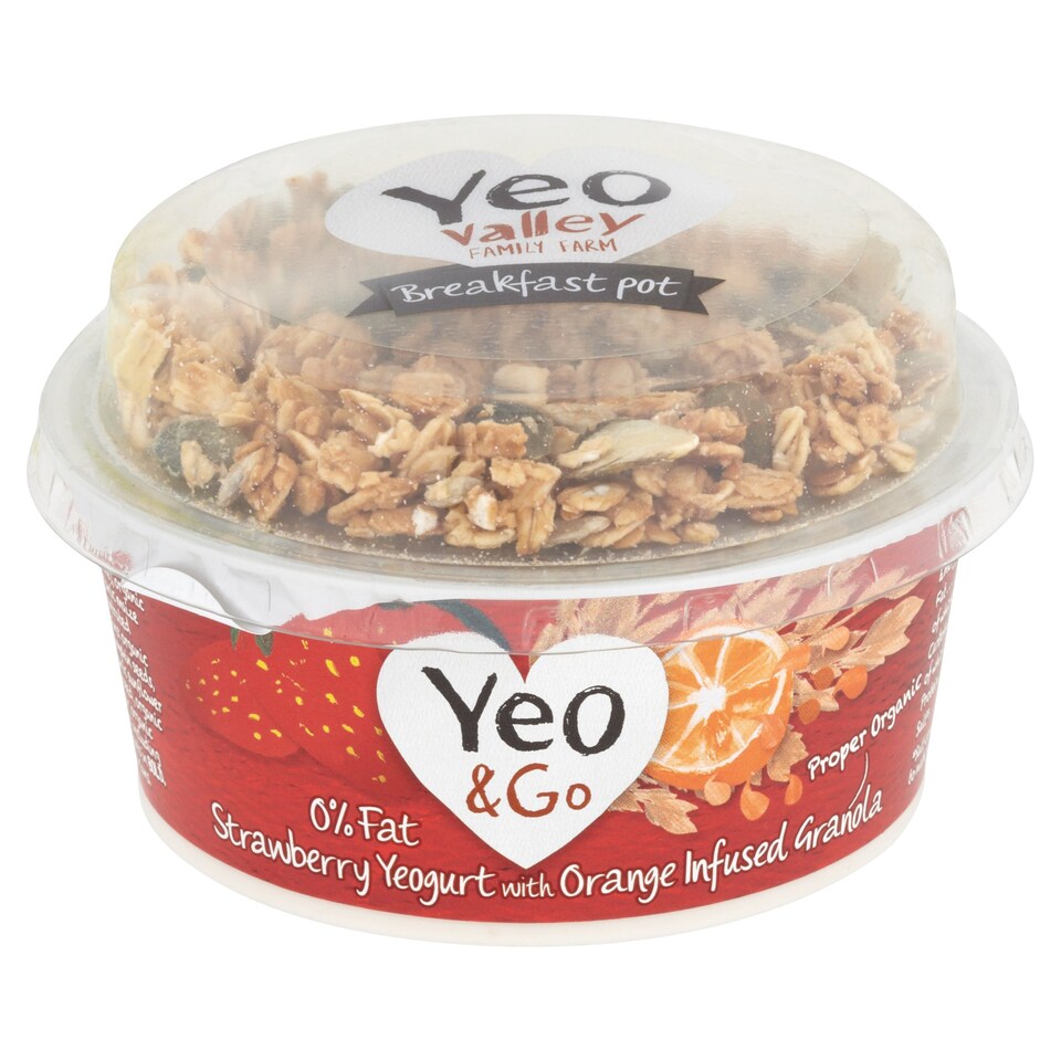 Yeo Valley 0% S/berry Yog & Granola 135g