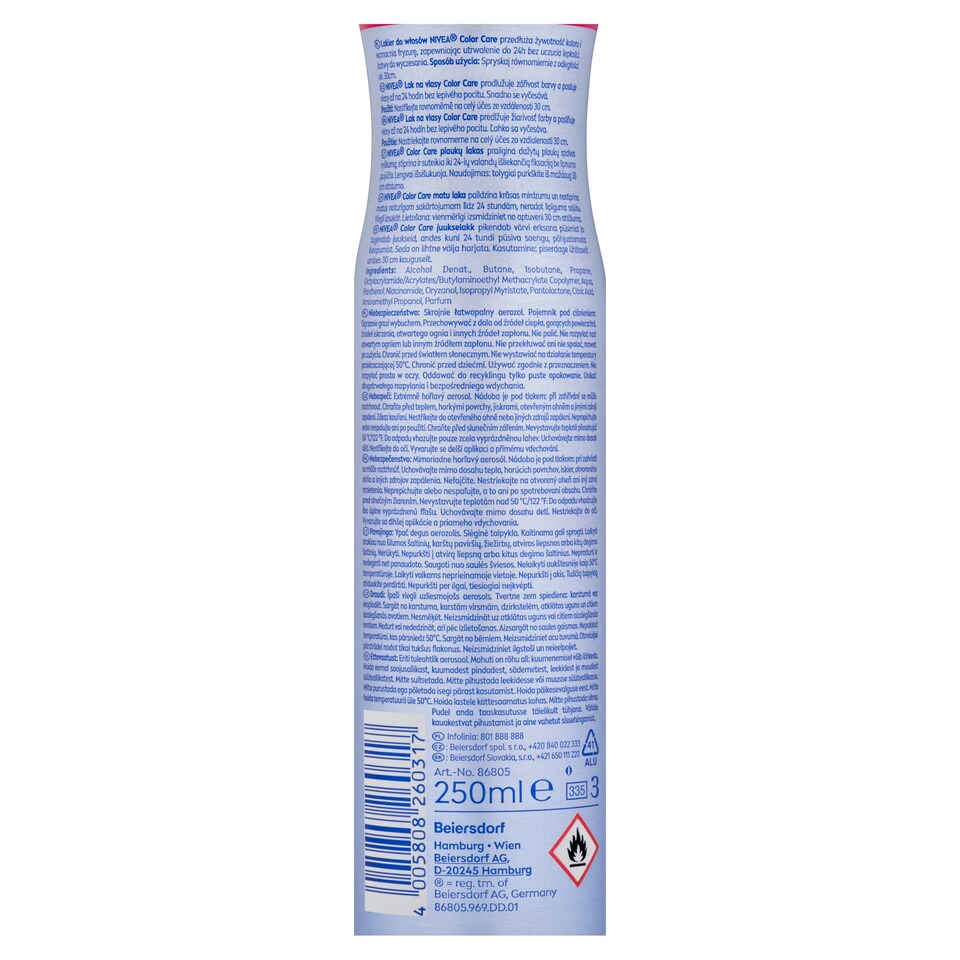 image 1 of Nivea Color Care Styling Spray 250ml