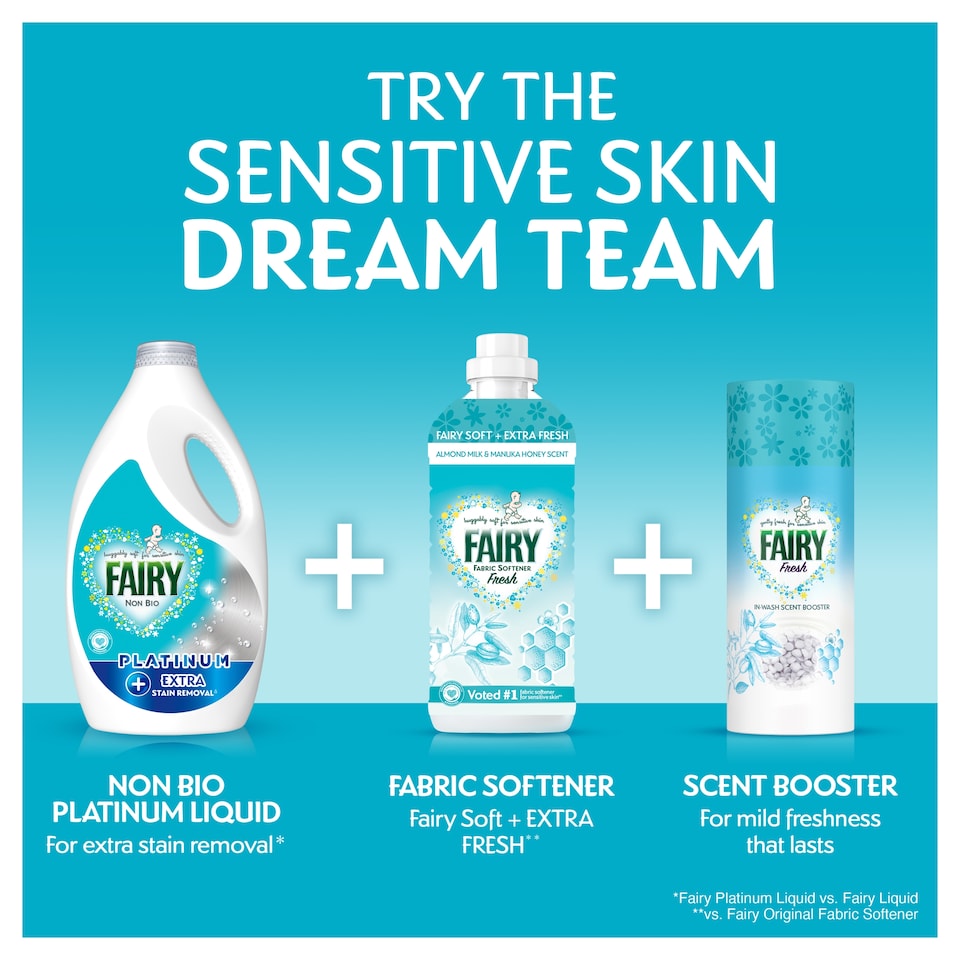 image 1 of FAIRY NON BIO PLATINUM LAUNDRY DETERGENT 63 WASHES 2079ml