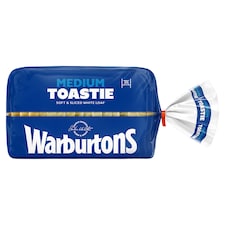 Warburtons Small Medium Sliced White Bread 400G